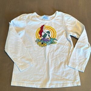 Hanna Andersson Disney little mermaid tshirt girls size 6-7 120CM